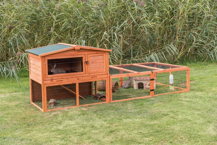 Utebur Natura 2-vån, 124 x h102 x 78 cm brun