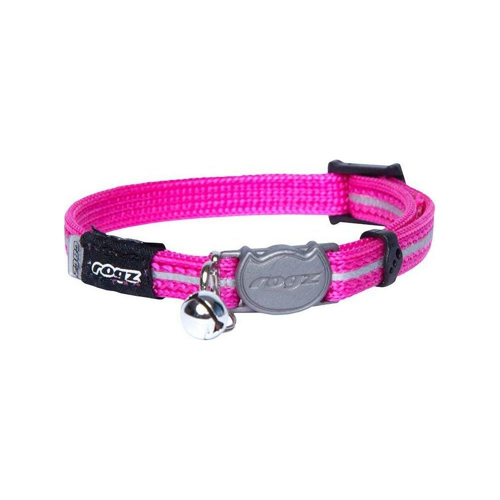 Rogz Alleycat Halsband - Rosa XS