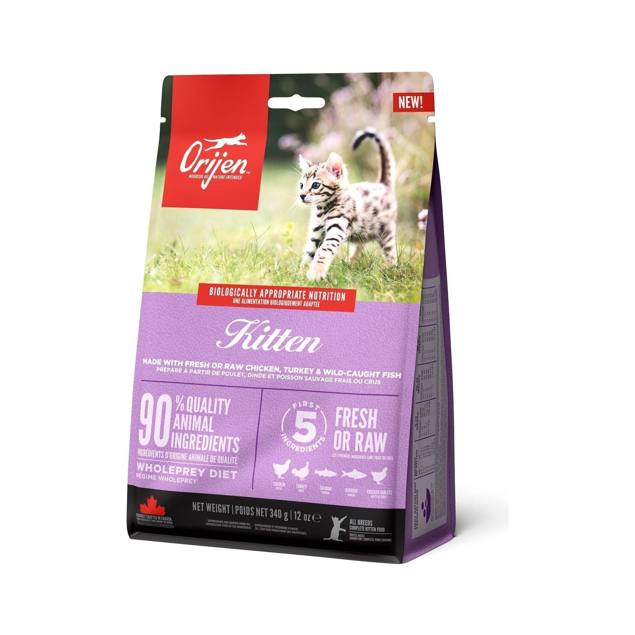 Orijen Kitten 340g - Helfoder för Kattungar