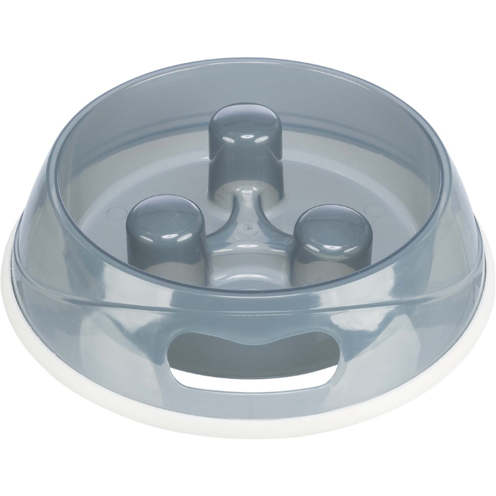 Matskål Slow Feed plast, 0,45 L 20 cm