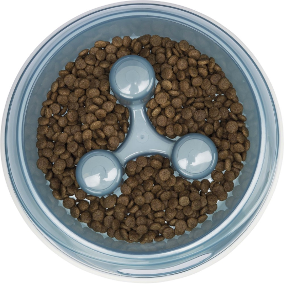 Matskål Slow Feed plast, 0,45 L 20 cm