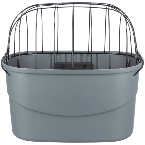 Cykelkorg Front Trixie Plast Grå 42 × 39 × 30 cm