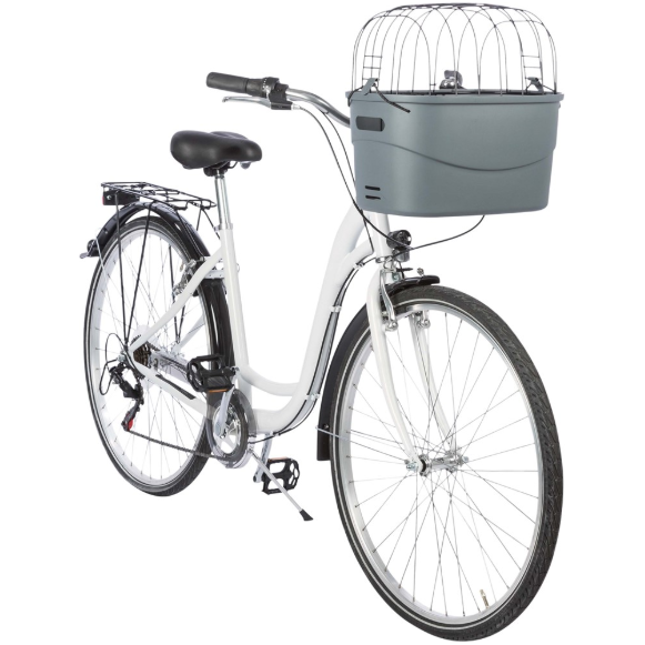 Cykelkorg Front Trixie Plast Grå 42 × 39 × 30 cm