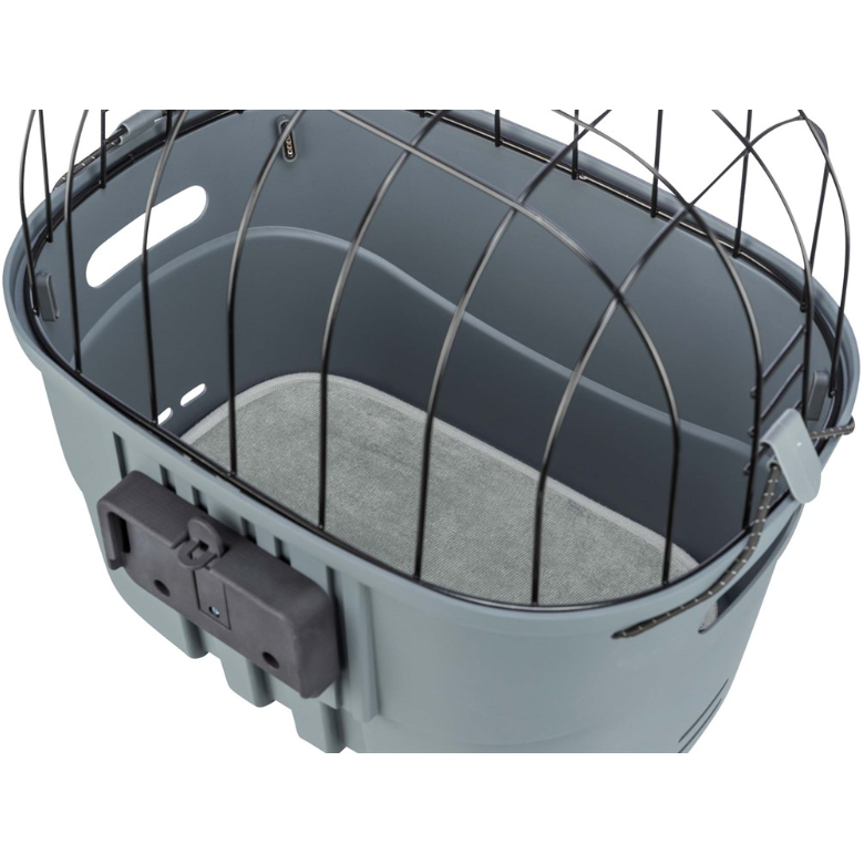 Cykelkorg Front Trixie Plast Grå 42 × 39 × 30 cm