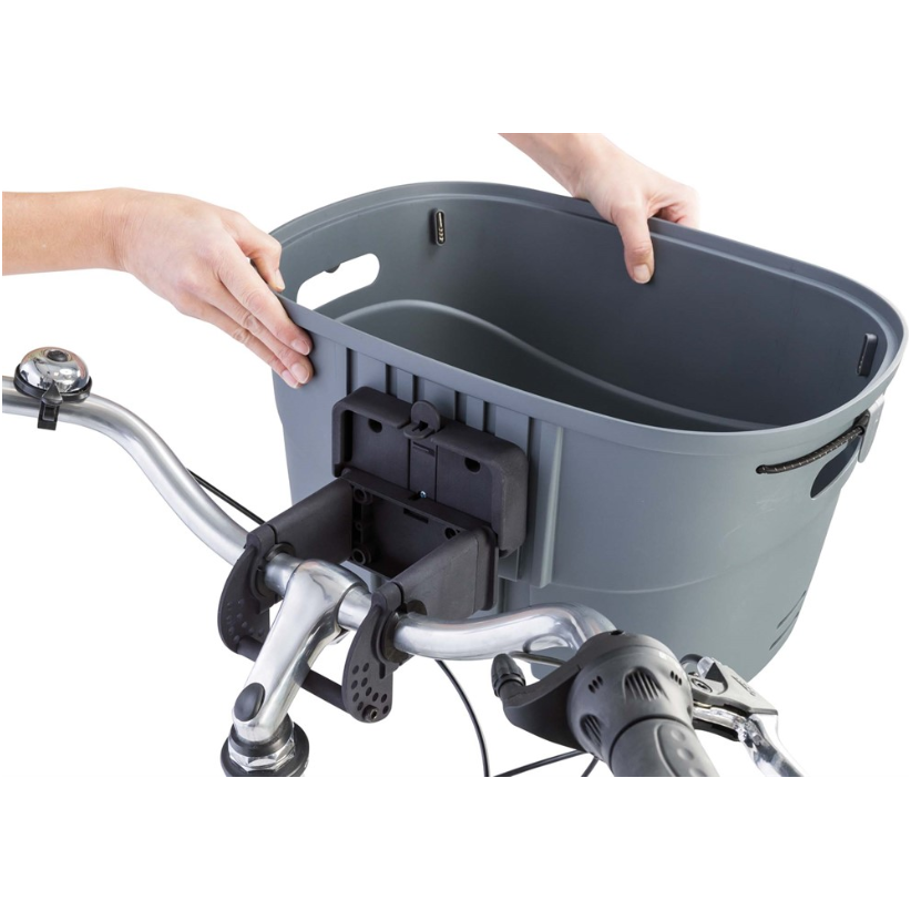 Cykelkorg Front Trixie Plast Grå 42 × 39 × 30 cm