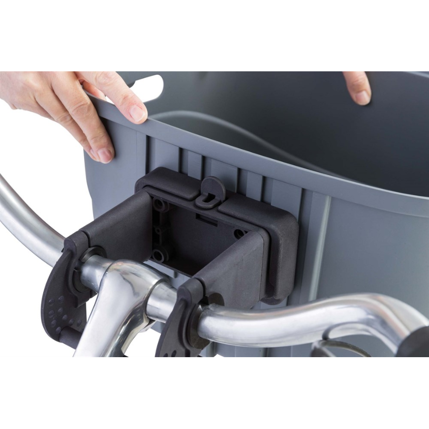 Cykelkorg Front Trixie Plast Grå 42 × 39 × 30 cm