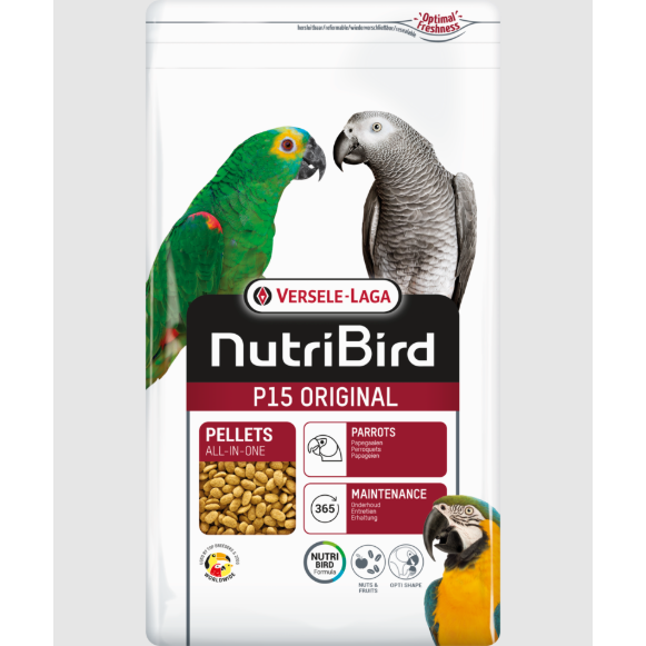 VL NutriBird P15 Papegojpellets Original 3 kg