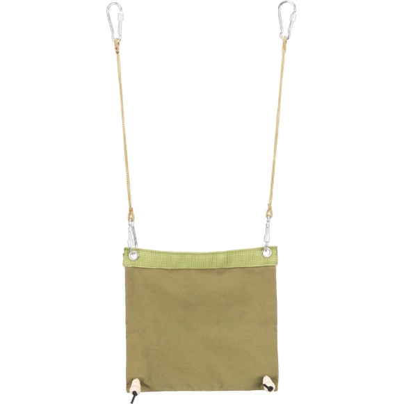 Fågeltält hängande, bomull, 16 × 18 × 20 cm, grön