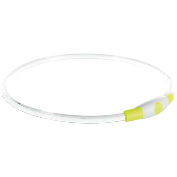 Flash light ring USB, S-M: 40 cm/ø 8 mm, grön
