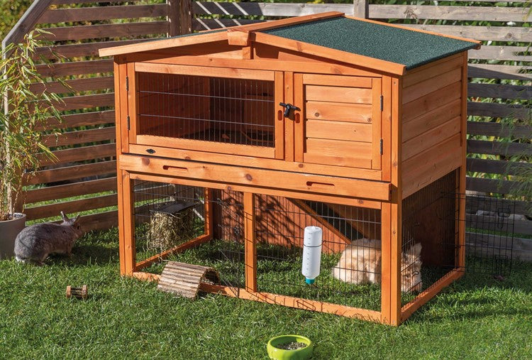 Utebur Natura 2-vån, 124 x h102 x 78 cm brun