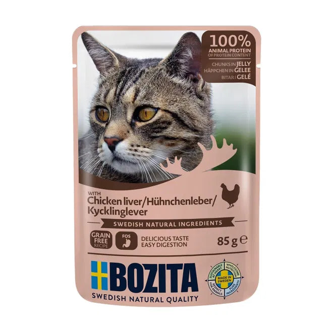 Bozita Kycklinglever i Gelé 12x85 g