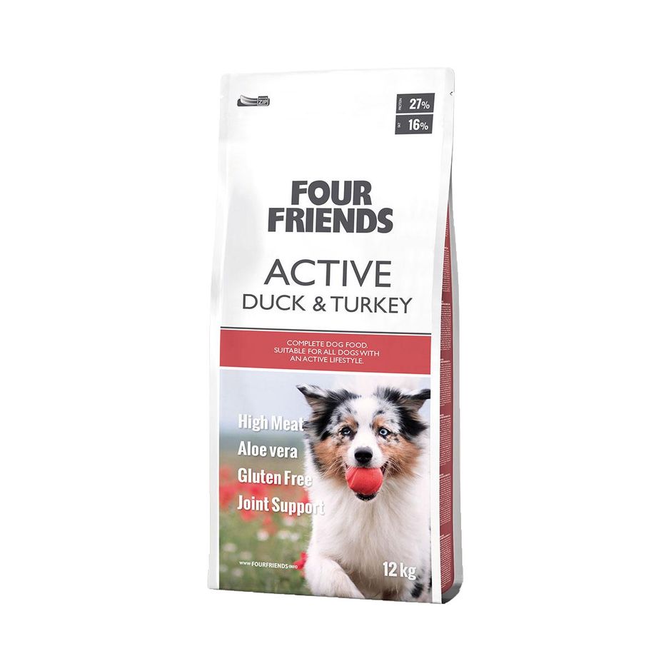FourFriends Dog Active Duck & Turkey 12kg